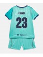 Barcelona Jules Kounde #23 Replika Tredje Kläder Barn 2026-27 Kortärmad (+ byxor)